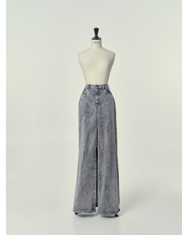 Denim Wide Pants